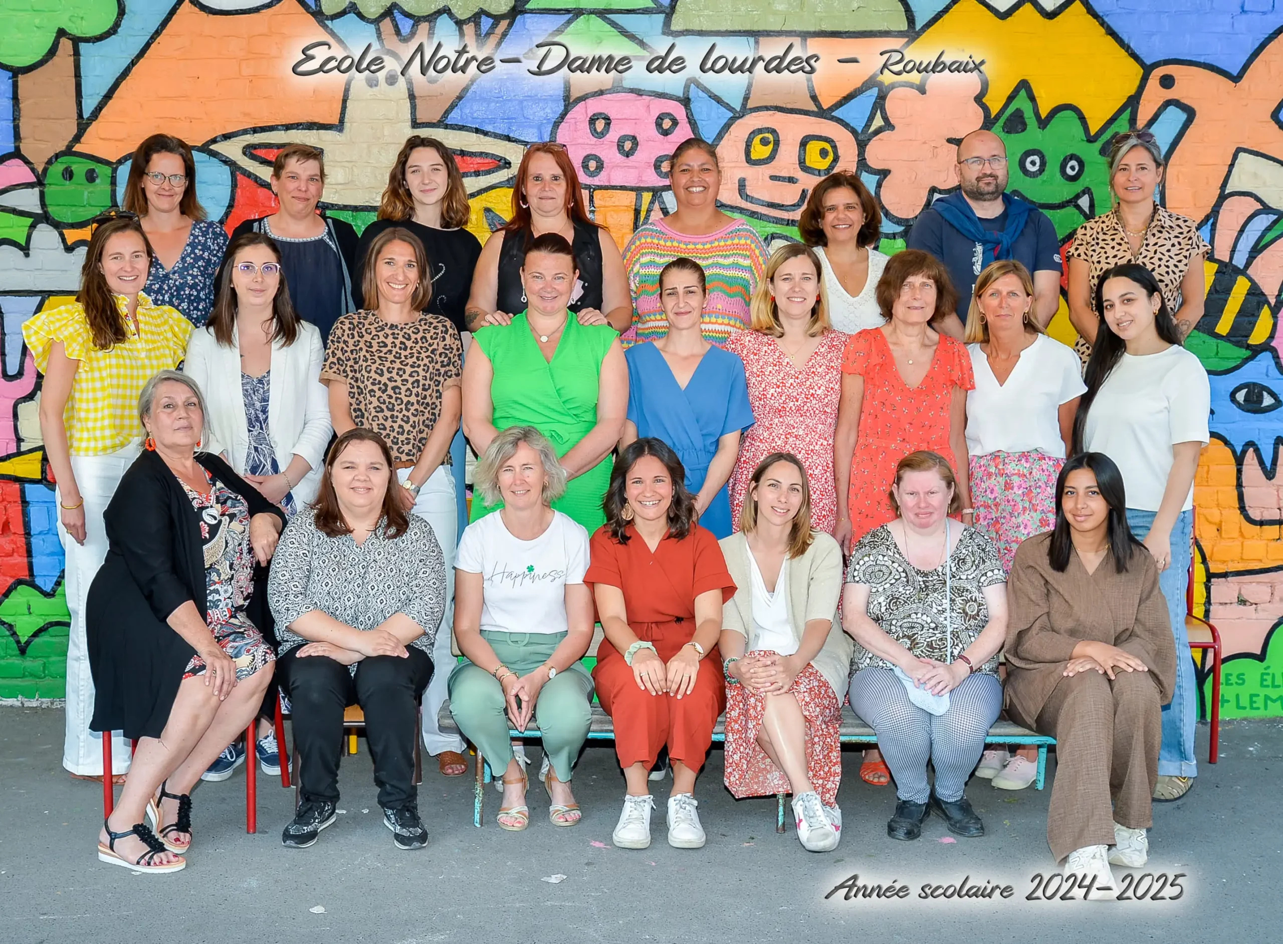 l'équipe éducative de Notre Dame de Lourdes roubaix